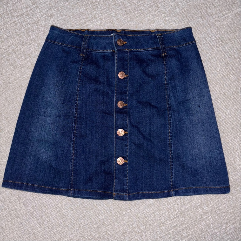 Celebrity Pink Dark Blue Denim Skirt